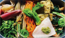 野菜料理の写真